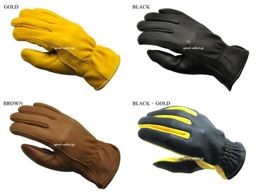 NAPA GLOVE 815(ナパ グローブ 815)BLACK 黒ブラック裏地なし裏地無し鹿革鹿皮ディアスキン本革本皮防風防雨防寒耐風耐雨春用夏用秋用冬用定番バイク用手袋レザーグローブアメリカusaシンプル男性用メンズ女性用男女兼用ユニセックス