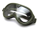 【楽天1位獲得】70 039 s VINTAGE ARMY GOGGLE（70sビンテージアーミーゴーグル）GREEN【海外直輸入新古品】緑 グリーン カーキ バイクゴーグル ヘルメットゴーグル 自衛隊 軍隊 米軍 ダストゴーグル アメリカ usa オフロード vmx 防風 防塵