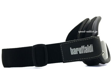 baruffaldi SPEED 4 GOGGLE（バルファルディスピード4ゴーグル）BLACK 黒ブラックジェットヘルメットフルフェイスヘルメットuvカット眼鏡の上からメガネの上から眼鏡対応メガネ対応vmxモトクロスオフロードバイク用オフ車エンデューロ70s