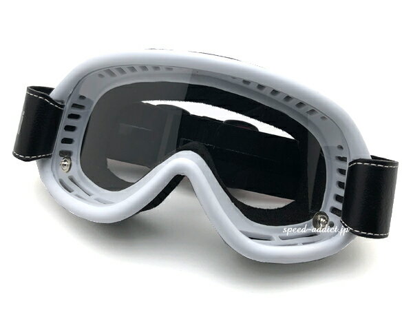 baruffaldi SPEED 4 GOGGLE（バルファルディスピード4ゴーグル）WHITE 白ホワイトジェットヘルメットフルフェイスヘルメットuvカット防風防塵防寒対策軽量目立つ曇り止めメガネ対応vmxモトクロスオフロードバイク用オフ車エンデューロ70s