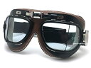 【楽天1位獲得】baruffaldi VINTACO 4眼 GOGGLE（バルファルディヴィンタコゴーグル）BROWN レトロ英車英国車piaggioピアジオvespaベスパランブレッタace cafe racerエースカフェレーサーmodsモッズrockersクラシックカーhalcyon