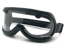 GREASER 60 039 s VINTAGE GOGGLE LEATHER（グリーサー60sビンテージゴーグルレザー）1inch BLACK 黒ブラックバイクゴーグルモトクロスオフロードバイク用ライダー用オーシャンビートルmtxダストゴーグルハーレー防風防塵レース日本製国産