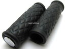 Nice Motorcycle DIAMOND GRIP（ナイスモーターサイクルダイヤモンドグリップ）BLACK インチバー用 黒インチ用ハーレー用ハンドル交換カスタム改造汎用輸入車用アメリカンバイクエボスポーツスターダイヤグリップタルグリップタル型樽型