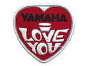 70's VINTAGE YAMAHA I LOVE YOU WAPPEN(70sビンテージI LOVE YOUワッペン) 【海外直輸入新古品】当時物usa製アメリカ製アイロン刺繍アップリケsr400xs650tx750gzパッチエンブレムケニーロバーロービラーゴパセッタ400sptw200rz250250rxj400dxs1vmaxvoxyb1