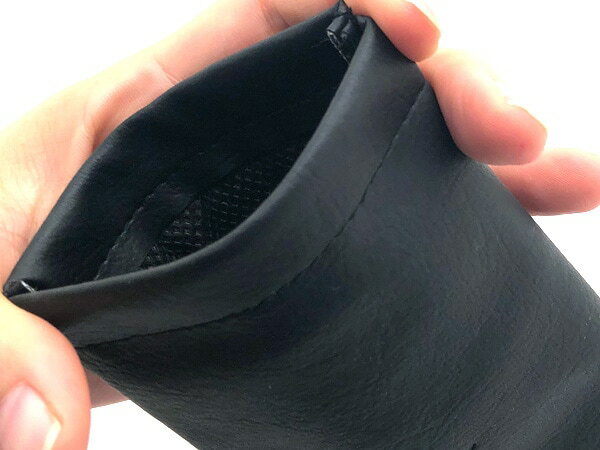 BIKER SHADE メガネケース（バイカーシェードメガネケース）BLACK 黒 眼鏡ケース サングラスケース スリム ワンタッチ コンパクト めがね おしゃれ 大人 かっこいい メンズ ユニセックス持ち運び 携帯 ビジネス お出かけ ソフトケース 3