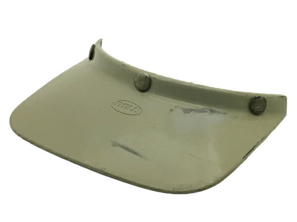 VINTAGE BELL 530 DUCKBILL VISOR（ビンテージベル530ダックビルバイザー）GRAY 【海外直輸入中古品】銀silverシルバーmoto starモトスター専用super magnumスーパーマグナムoff roadオフロードヘルメットvmxモトクロストラッカーオフ車