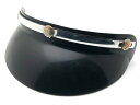 70's USA製 VINTAGE POLICE BUBBLE VISOR(70sビンテージポリスバブルバイザー)BLACK 黒ブラックビンテージヘルメットポリスヘルメットポリヘルフジヘルコミネbellベルshortybucoブコtravelerguardianbantamアメポリアメリカンポリスusa