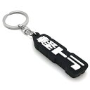 軽トラ デカ厚ラバーキーホルダー(軽トラ RUBBER KEY HOLDER)BLACK 黒 軽トラック ダイハツ ハイゼット スズキ スーパーキャリィ 日産 クリッパー 三菱 ミニキャブ ピクシス スバル サンバー ホンダ アクティ マツダ スクラム トヨタ
