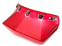 70's USA製 VINTAGE GRAN-PRIX VISOR(70sビンテージグランプリバイザー)RED 【海外直輸入新古品】off roadオフロードヘルメットvmxビンテージモトクロスオフ車bellベルbucoブコsimpsonm泥よけ泥除け雨よけ雨除け日よけ日除け汎用