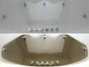 【セット商品】BOB HEATH VISORS VENTILATION FLAT SHIELD(ボブヒースバイザーベンチレーションフラットシールド)CLEAR + SMOKE スモーククリアー透明専用フラットスクリーンガード保護汎用ジェットヘルメット防風防塵防寒防雪防雨対策風よけ