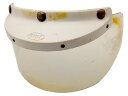 VINTAGE BELL 240 SHIELD VISOR(ビンテージベル240シールドバイザー)WHITE × CLEAR【海外直輸入中古品】クリア 透明 白 bell star 120 ベルスター120 ビンテージヘルメット ヴィンテージヘルメット usa製 アメリカ製 当時物 泥よけ