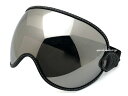 GOGGLE SHIELD（ゴーグルシールド）SMOKE MIRROR スモークミラーバブルシールドティアドロップバイザーbigゴーグルパイロットヘルメットスモールジェットヘルメットモモデザインbellベルmoto3モト3bucoブコライズsimpsonチョッパーshioei