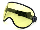 GOGGLE SHIELD（ゴーグルシールド）YELLOW イエロー黄色バブルシールドティアドロップバイザーパイロットヘルメットスモールジェットヘルメットスクリーンuvカットmomoモモデザインdesign眼鏡対応bellベルmoto3モト3bucoブコridezライズ