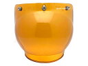 USA製 VINTAGE BUBBLE SHIELD(ビンテージバブルシールド)AMBER アンバー オレンジ ヘルメットシールド 汎用 ユニバーサル スクリーンガード 保護 3snap 3スナップ 3点止め プロテクター レトロ ジェットヘルメット 防風 防寒 防雨