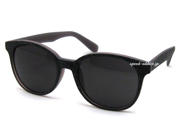 DENIM WELLINGTON SUNGLASS（デニムウェリントンサングラス）BLACK DENIM × SMOKE ブラック黒色伊達メガネ伊達眼鏡めがねメガネ定番トレンド流行uvカット紫外線カットアイウェア花粉症防塵風インスタ映え可愛い