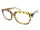 CLASSIC OLD SQUARE SUNGLASS（クラシックオールドスクエアサングラス）YELLOWべっ甲 × CLEAR イエロー黄色べっ甲鼈甲クリアレンズ伊達眼鏡だてメガネめがね定番トレンド流行uvカット紫外線対策アイウェアオールドテイストワーカーズ