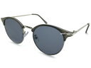 CLASSIC BOSTON SIRMONT BROW SUNGLASS（クラシックボストンサーモントブロウサングラス）GRAY/SILVER × LIGHT SMOKE グレーシルバーブリッジ紫外線カットカラーレンズ伊達眼鏡伊達メガネ男女兼用カジュアルフォーマルかっこいい