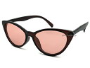 CLASSIC FOX SUNGLASS(NVbNtHbNXTOX)BROWN CLEAR ~ PINK uENAsNJ[YLbgACt[dRPeBbVGKg50sLclڃVFCvڃNVJKlዾ߂1950N50s