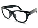 CLASSIC WELLINGTON SUNGLASS（クラシックウェリントンサングラス）BLACK × CLEAR ブラック黒ぶち黒縁めがね透明クリアレンズ紫外線カット飛沫予防ウイルス対策セルフレームアイウエア伊達眼鏡だてメガネ定番正統派シンプルアウトドア