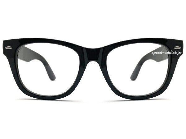 CLASSIC WELLINGTON SUNGLASS（クラシックウェリントンサングラス）BLACK × CLEAR ブラック黒ぶち黒縁めがね透明クリアレンズ紫外線カット飛沫予防ウイルス対策セルフレームアイウエア伊達眼鏡だてメガネ定番正統派シンプルアウトドア