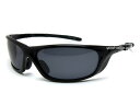 POLARIZED SPORT SUNGLASS（偏光スポーツサングラス）BLACK × 偏光SMOKE 黒ブラックスモーク偏光レンズメガネ眼鏡めがねアウトドア海ドライブ自転車運転ゴルフ釣りマラソンジョギング登山モーターサイクル遮光