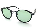 【SALE!!8/31(日)10時まで】POLARIZED BOSTON SUNGLASS(偏光ボストンサングラス)BLACK × LIGHT GREEN 偏光...