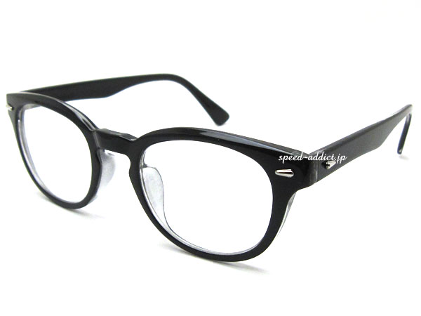 楽天SPEED ADDICT 楽天市場店OLD BOSTON SUNGLASS（オールドボストンサングラス）BLACK × CLEAR 黒縁 黒ぶちフレーム 伊達メガネ 伊達眼鏡 伊達めがね ダテメガネ だてめがね 定番 トレンド 流行 紫外線カット uv対策 アイウェア メンズ レディース ボスリントン