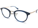 鯖江企画 BACK RIM BOSTON SUNGLASS（バックリムボストンサングラス）NAVY × CLEAR ネイビー紺色細い伊達眼鏡だてめがねダテメガネだてハンドメイド男女兼用メンズレディースアイウェアuvカットクラシカル高級感ラウンドボストン型ベーシック