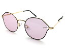 GAP METAL FRAME SUNGLASS（GAPメタルフレームサングラス）GOLD/BLACK × PINK 金ゴールド黒ブラックピンクカラーレンズ紫外線カット花粉症日差し金属フレームリゾート海プール旅行フェス男女兼用uv流行トレンドアイウェアuv可愛い