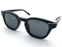 KEYHOLE BRIDGE WELLINGTON SUNGLASS（キーホールブリッジウェリントンサングラス）BLACK × SMOKE ブラックスモークボスリントン黒ぶち黒縁めがねシンプルクラシカルハイストリートファッションメンズレディースアジアンフィット伊達眼鏡