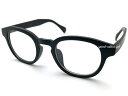 KEYHOLE BRIDGE BOSLLINGTON SUNGLASS（キーホールブリッジボスリントンサングラス）艶消しBLACK × CLEAR マット黒ぶち黒縁眼鏡透明ダテメガネ度なしクラシカルインテリウェリントンボスリントンuvケアジャパンフィットメンズレディース