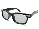 CLASSIC SQUARE NARROW WELLINGTON SUNGLASS（クラシックスクエアナローウェリントンサングラス）BLACK × LIGHT SMOKE ブラックライトスモーク黒縁伊達眼鏡ベーシックスタイリッシュ小顔効果軽量紫外線カットアイウェアユニセックス