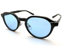 CROWN PANTO BOSTON SUNGLASSiNEpg{XgTOXjBLACK ~ LIGHT BLUE ubNCgu[J[YĊዾɒBKltt[yʑp`NVJgghuvO΍􃁃YfB[X