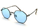 OCTAGON SUNGLASSiIN^STOXjGUNMETAL ~ LIGHT BLUE K^^bN^t[Cgu[CgJ[Yp`Eh^AeB[N_eKlዾxȂCr[`][gO\hYfB[X