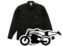 【SALE!!4/2(日)17時まで】WORK SHIRT スピードアディクト（ワークシャツSPEED ADDICT）BLACK 黒ブラック刺繍ワッペンワンポイントツイルメンズ長袖シャツワークシャツミリタリーシャツネルシャツデニムシャツdickiesディッキーズベンデイビスアメカジusa その1