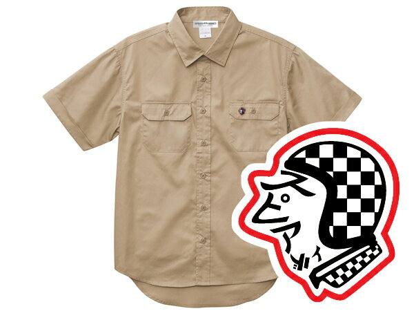 WORK SHIRT S/S SPEED ADDICT TRADE MARK POCKETʥȾµԡɥǥȥȥ졼ɥޡBEIGE ١ɽåڥݥȥܡ󥰥ĥ塼Хĥǥå٥ǥӥlevi's꡼Хleerrl