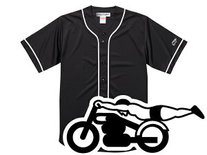 袖スピードアディクト BASEBALL SHIRT（袖SPEED ADDICTベースボールシャツ）BLACK 黒ブラックホワイトソックスwhite soxメジャーリーグ野球半袖シャツ刺繍ワッペンワンポイント世界最速のインディアン開襟シャツアメリカusaアメカジ古着