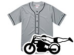 袖スピードアディクト BASEBALL SHIRT（袖SPEED ADDICTベースボールシャツ）GRAY グレーホワイトソックスwhite soxメジャーリーグ野球半袖シャツ開襟シャツ刺繍ワッペンワンポイントロカビリーシャツアメリカusaアメカジ古着60s70s80s90s