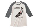 THE HELMET UNDERGROUND Raglan 3/4 Sleeves T-shirt（ヘルメットアンダーグラウンドラグラン3/4スリーブTシャツ）OATMEAL × GRAY teeオートミールグレーヴェルベットアンダーグラウンド＆ニコチャンピオンスパークプラグアメカジ古着