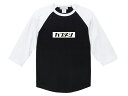 カブヌシ BOX LOGO Raglan 3/4 Sleeves T-shirt（ボックスロゴラグラン3/4スリーブTシャツ）BLACK × WHITE スーパーカブプロsupercubproc50c90c110ハンターカブラcubraクロスカブc110sc115c90cs65cs50ct110ct90cc110cc50md90カブ主c125