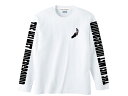 袖THE HELMET UNDERGROUND L/S T-shirt（ヘルメットアンダーグラウンドTシャツ）WHITE 白長袖teeロンt袖プリントワンポイントロゴヴェルベットアンダーグラウンド＆ニコvelvet underground&nicochampion spark plugpop artandy warhol70s