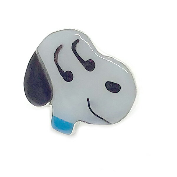 【SALE!12/11(火)17:00まで】Paula Leekity Snoopy Ring(ポーラ リーキティ スヌーピー顔 青い首輪 リング9号) ズニ族zuniインディアンジュエリーネイティブアメリカンインレイ技法シルバー貝シェルオニキスターコイズヴィンテージジュエリービンテージアンティーク