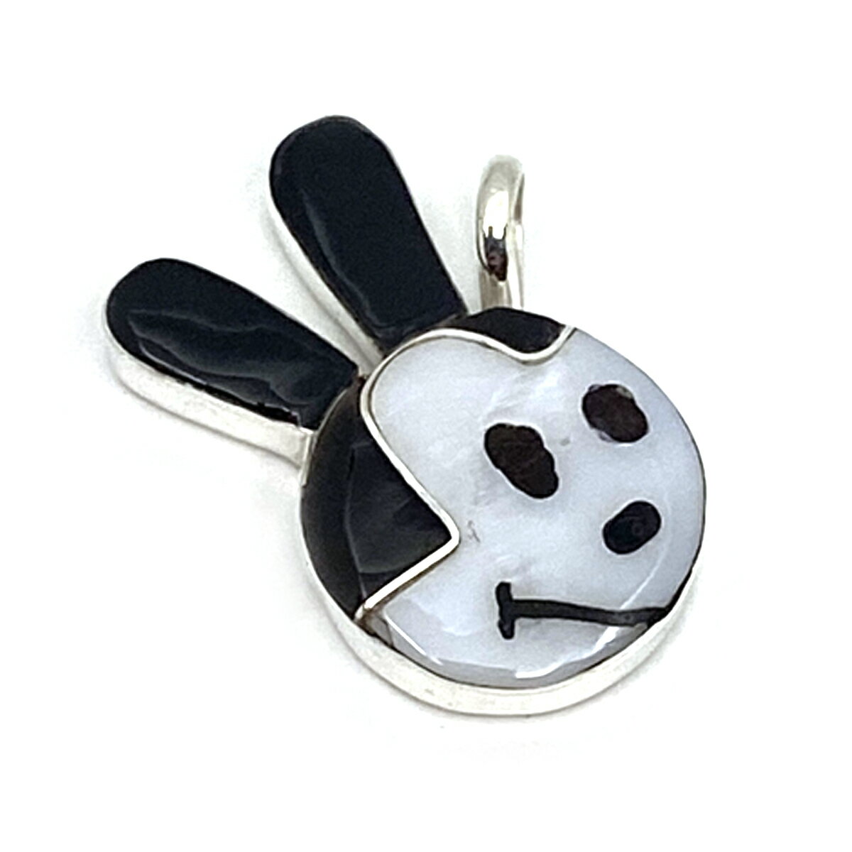 【SALE!!9/11(日)17時まで】Paula Leekity Pendant top Oswald the Lucky Rabbit（ポーラ リーキティ ペンダントトップ オズワルド・ザ・ラッキー・ラビット） indian jewelryチャームディズニーシーtdsシルバーアクセサリーミッキーマウスzuni族ズニ族キャラクター