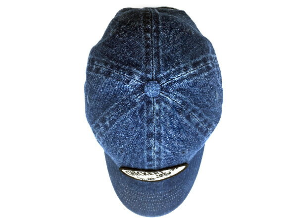 DENIM CAP CHECKERS（デニムキャップチェッカーズ） アメカジストリート刺繍刺しゅうワッペンモーターサイクル単車オートバイクレース白黒市松模様チェックモトクロスダートトラック野球帽子ベースボールキャップチェッカーフラッグ