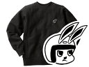 Champion Reverse Weave TYPE CHECKER RABBIT SWEAT（チャンピオンリバースウィーブタイプチェッカーラビットスウェット）BLACK 黒 ブラック トレーナー ラビットジュニア 富士重工業 アメカジ トライアンフ サンダーバード うさぎ 刺繍