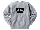 Champion Reverse Weave TYPE FTW SWEAT（チャンピオンリバースウィーブスウェット）GRAY 霜降りグレー 杢グレー トレーナー カレッジプリント カレッジロゴ ucla yale アメカジ 古着 単色タグ 単タグ トリコタグ 50s 60s 70s 80s 90s