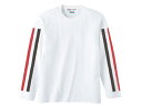 60 039 s RACING STRIPE L/S T-shirt（60sレーシングストライプロングスリーブTシャツ）BELL STRIPE ロンt袖プリントビンテージヘルメットベルスター500-tx500txr-tsuper magnummoto3starレーサーダートレースvmxモトクロスオフロードバイク