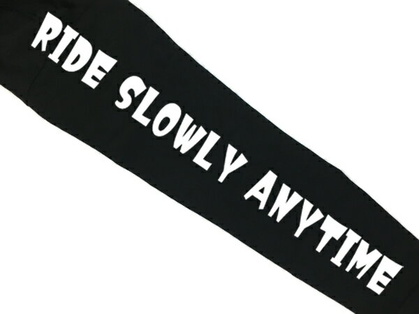 RIDE SLOWLY ANYTIME L/S T-SHIRT（Tシャツ）BLACK hondaホンダウイングマークスーパーカブプロsupercubproc50c90c110リトルカブヌシハンターカブ主ポートカブラcubraクロスカブc110sc115c90cs65cs50ct110ct90cc110cc50md90郵政カブc125