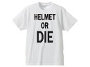 HELMET OR DIE POCKET T-shirt （ヘルメットorダイTシャツ）WHITE 白bellベルスター500-tx2500txstar120bucoスモールブコベビーブコエクストラブコshoeiショウエイaraiアライsimpsonシンプソンagvmchalマックホールapolloアポロ装飾用70s