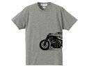 スピードアディクト サイドプリント T-shirt（SPEED ADDICTサイドプリントTシャツ）GRAY グレードラッグレースnascarマン島ttレースmotogpvincent black shadowhrd国産旧車會昭和レトロサニトラハコスカミゼットアメカジ古着アメリカusa